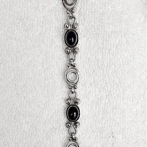 Blue Lapis Bracelet, set in 925 Sterling Silver